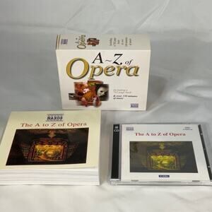 VTG THE A TO Z OF OPERA NAXOS 2 CD SET & 762 PAGE BOOK NAXOS